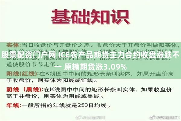 股票配资门户网 ICE农产品期货主力合约收盘涨跌不一 原糖期货涨3.09%