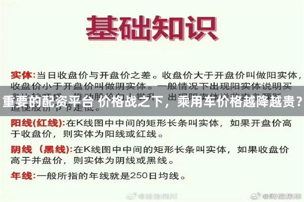 重要的配资平台 价格战之下，乘用车价格越降越贵？