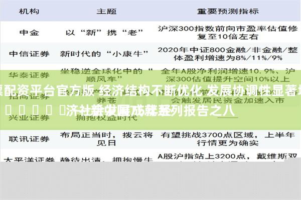 股票配资平台官方版 经济结构不断优化 发展协调性显著增强
							——新中国75年经济社会发展